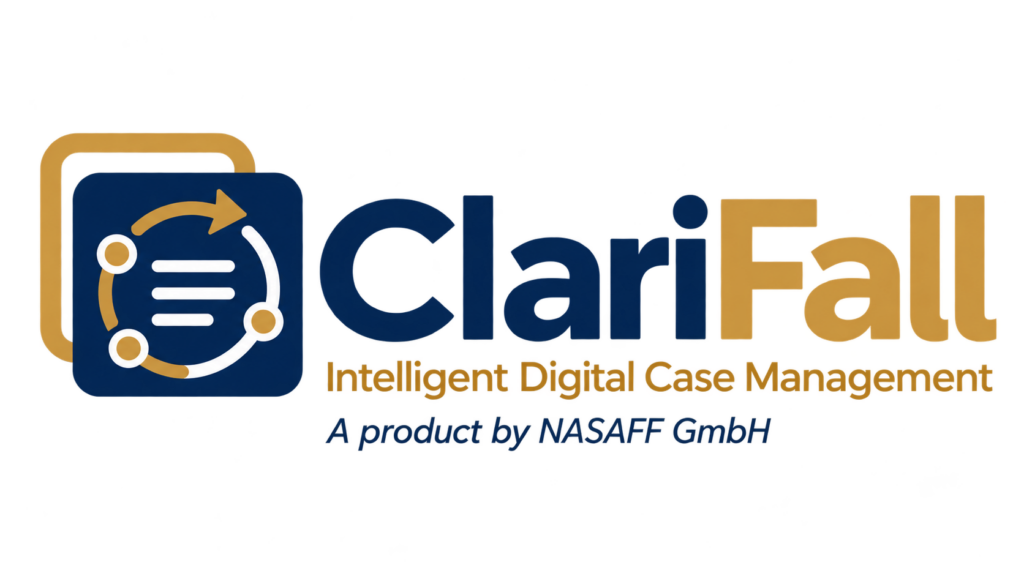 ClariFall – Intelligent Digital Case Management. A product by NASAFF GmbH.